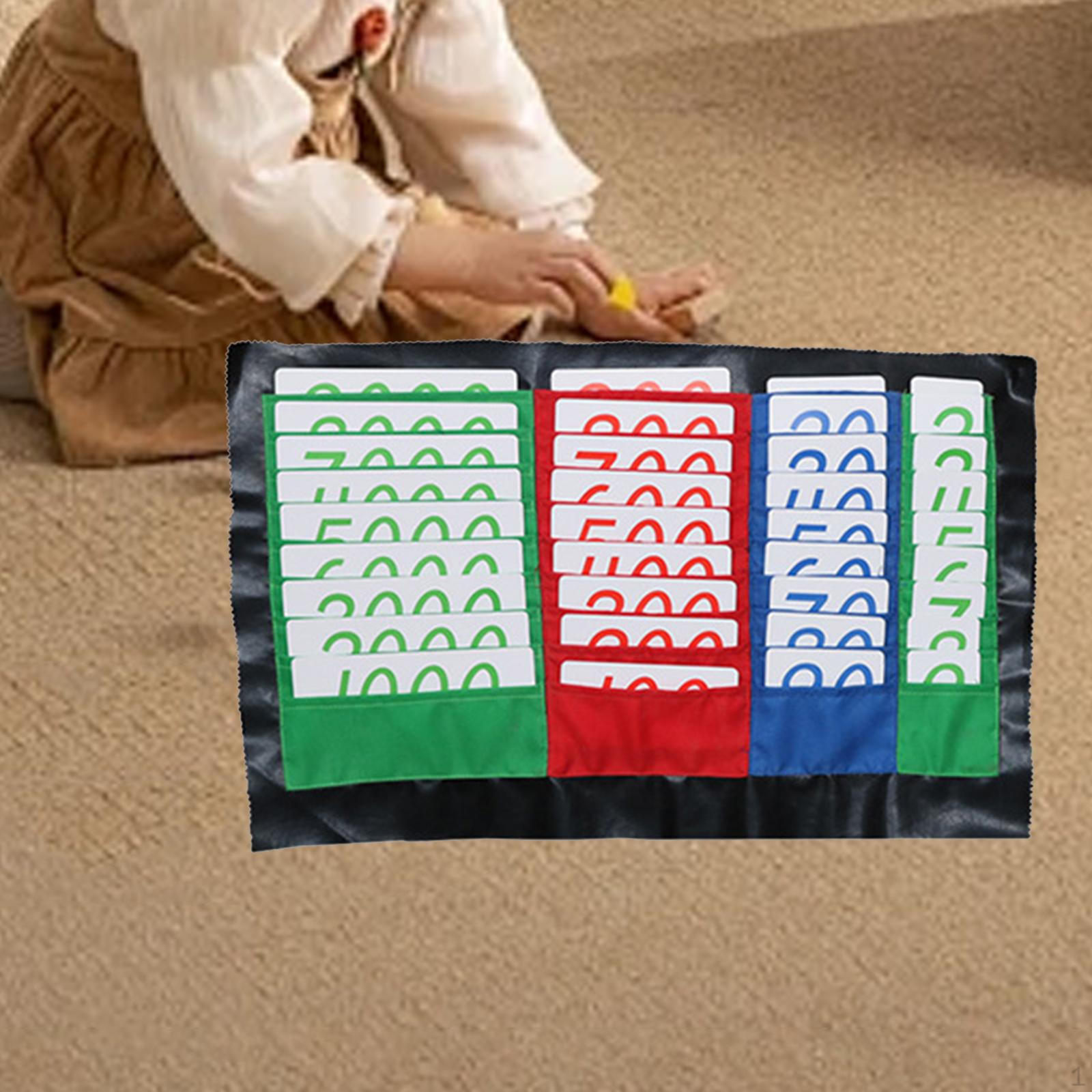 Образовательные математические карточки с числами для дошкольного обучения Small